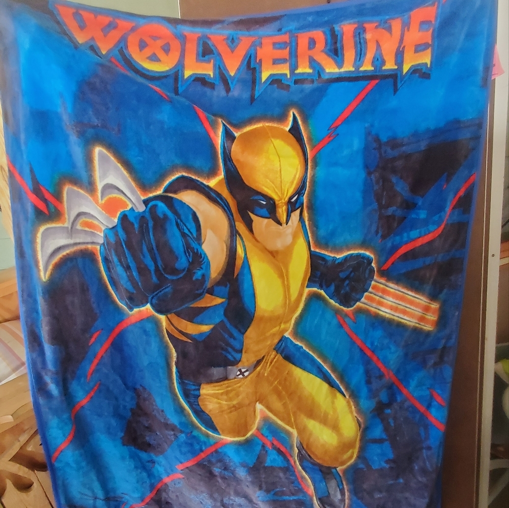 Avengers wolverine blanket.